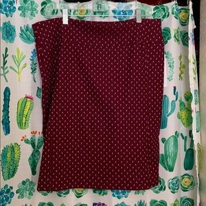 XL Margaret M Elastic Waist Pencil Skirt